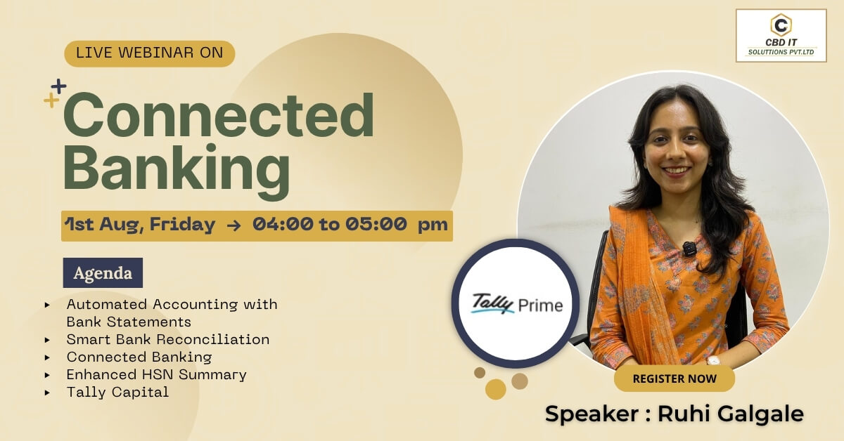 Connected Banking With TallyPrime