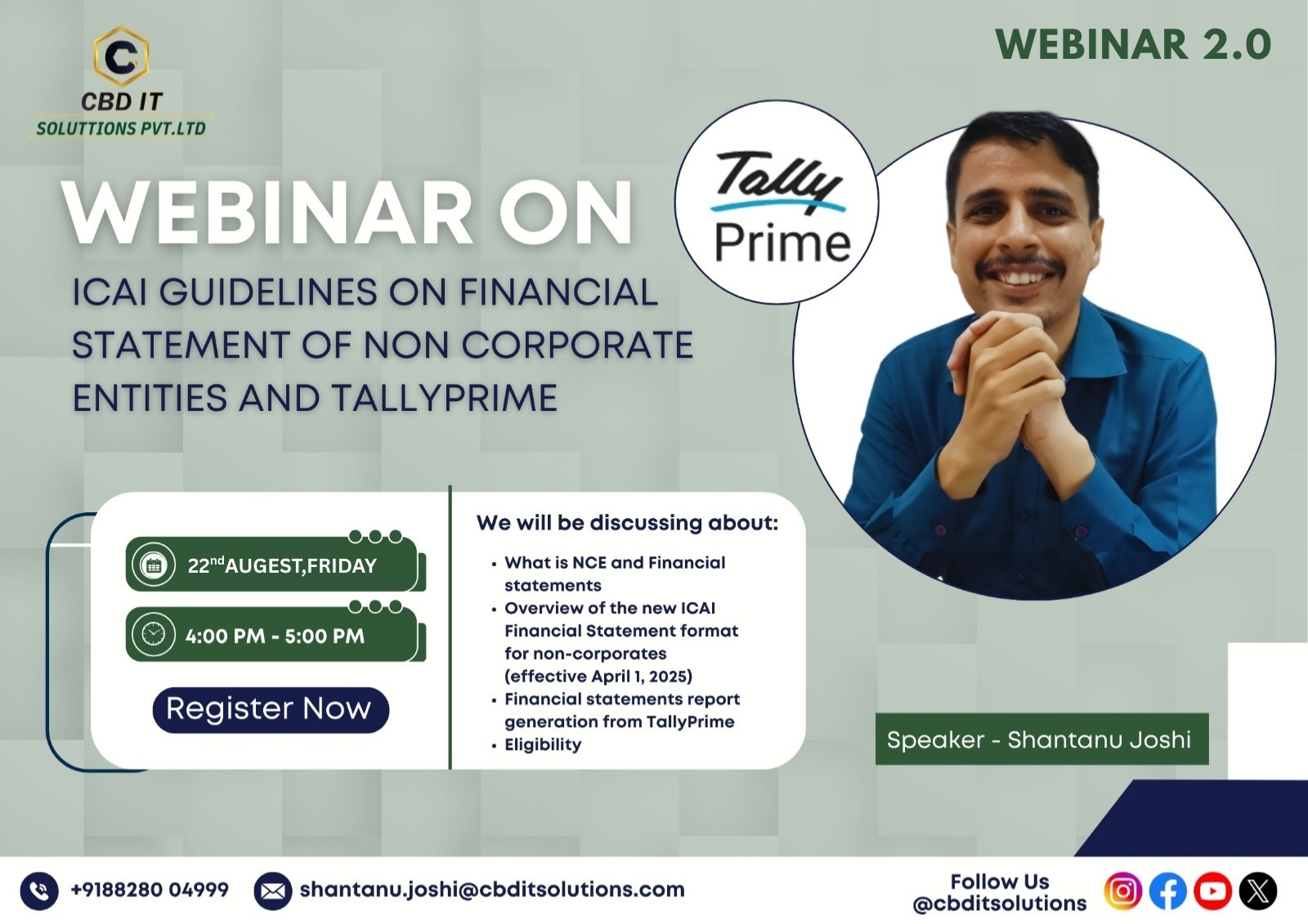 ICAI Guidelines on financial statement of Non corporate entities and TallyPrime 2.0