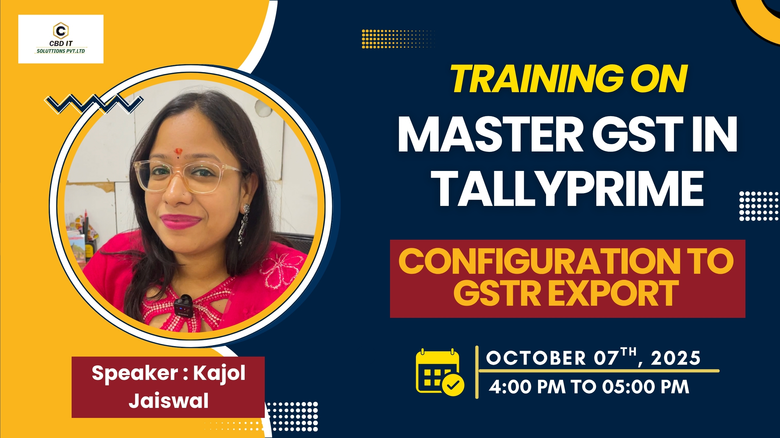Master GST in TallyPrime