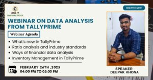 Webinar on Data analysis from TallyPrime
