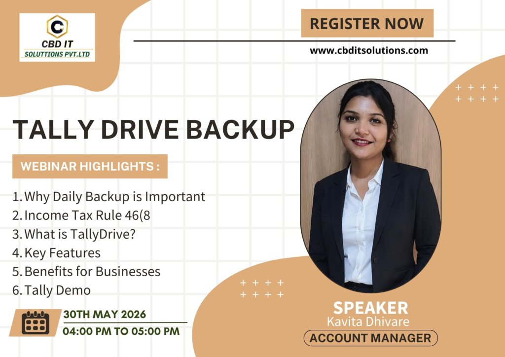 Tally drive backup