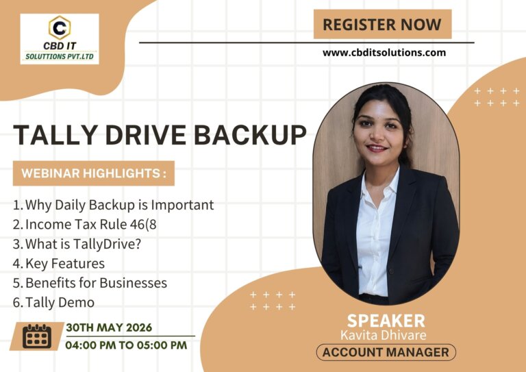 Tally drive backup