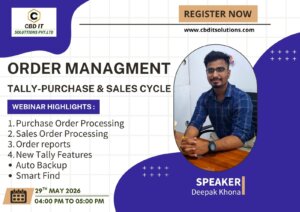 Order Management In tally - Purchase & sales cycle