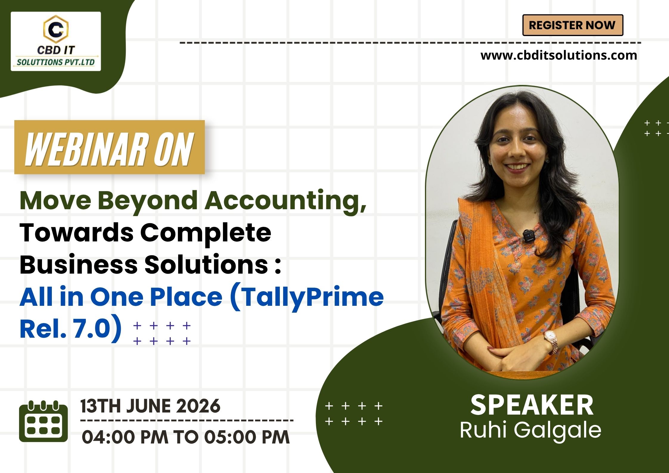 Webinar on Move Beyond Accounting, Grow Beyond Limits