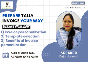 Prepare Tally invoice your way