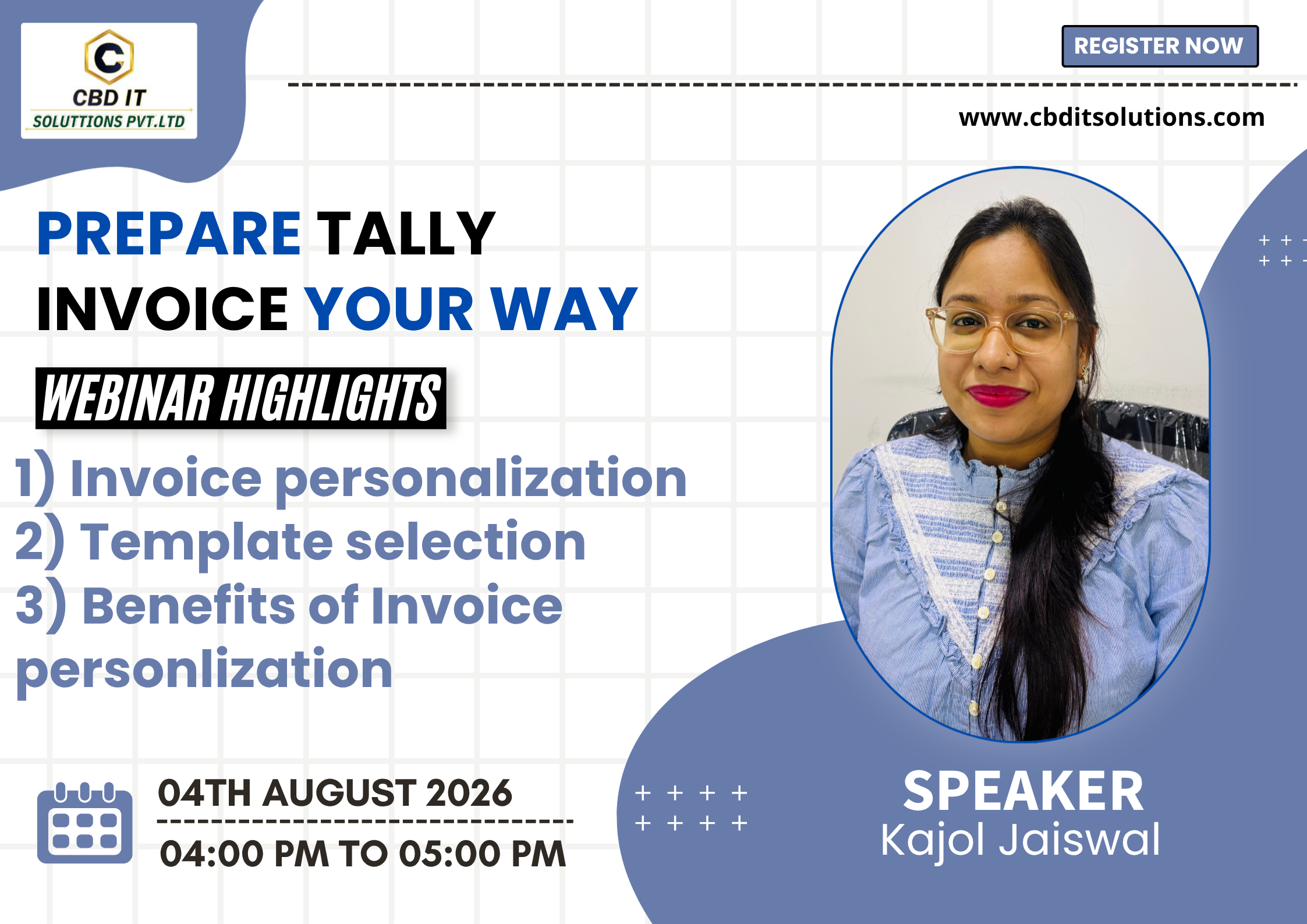 Prepare Tally invoice your way